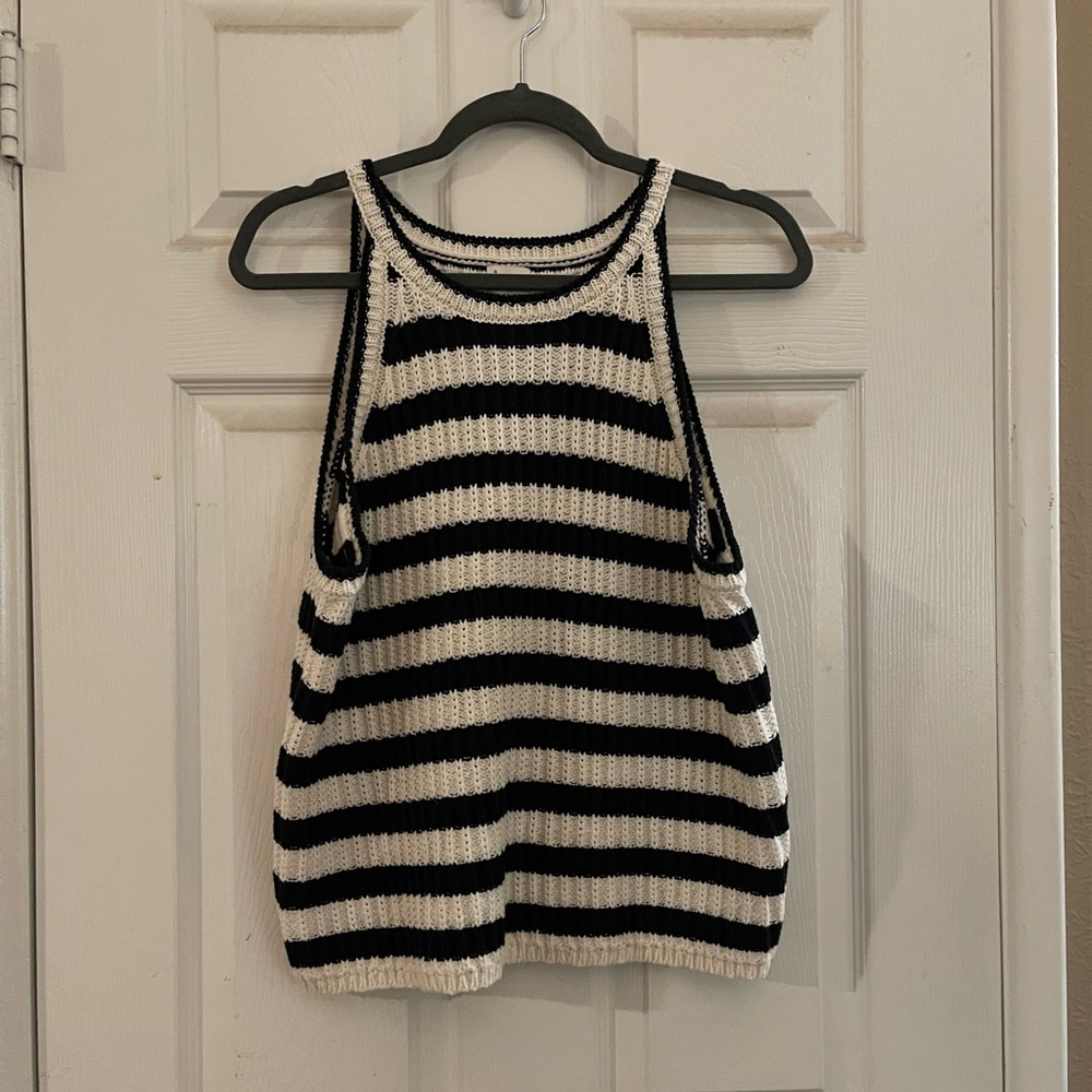 a new day Monochrome Knit Top